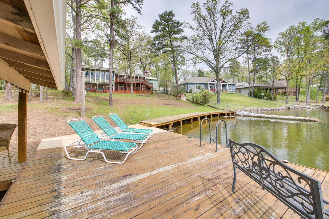 Cozy Lake Cabin With Dock In Hot Springs Natl Park Villa Lake Hamilton Exterior foto